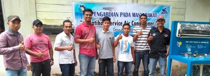 Pengabdian  Masyarakat PNBP Polbeng  Taja Pelatihan Perawatan Air  Conditioning (AC)  Tahun 2018